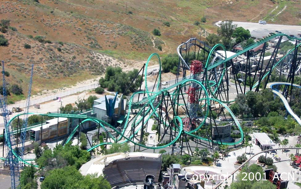 Six Flags Magic Mountain » Riddler's Revenge » 814riddler5.jpg